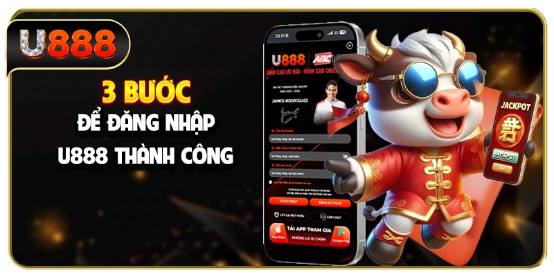 3 bước để đăng nhập U888 thành công
